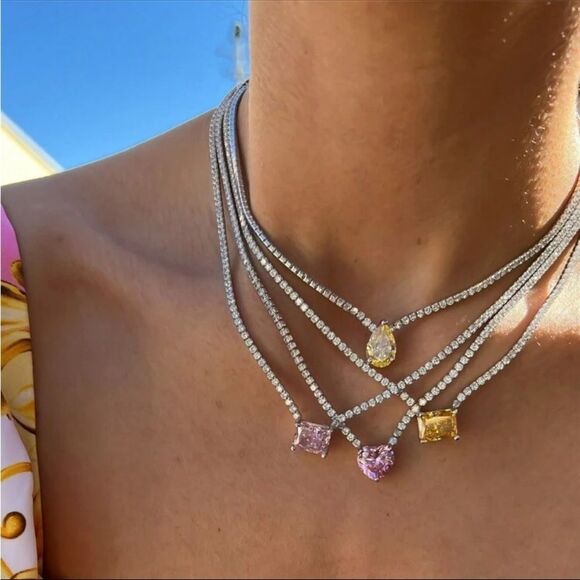 Anthropologie Jewelry - Tennis necklace A944